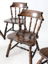 vintage Colonial Revival dining chairs set of 6