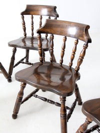 vintage Colonial Revival dining chairs set of 6