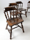 vintage Colonial Revival dining chairs set of 6