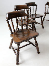 vintage Colonial Revival dining chairs set of 6
