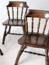 vintage Colonial Revival dining chairs set of 6