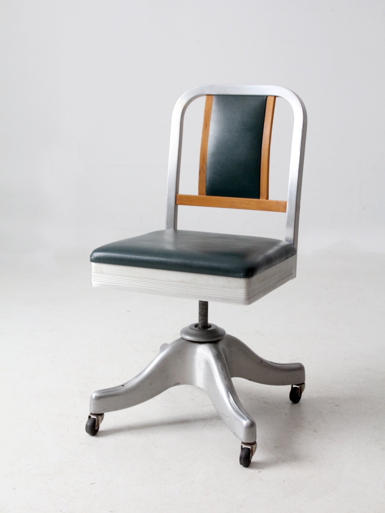 mid-century Shaw-Walker swivel desk chair