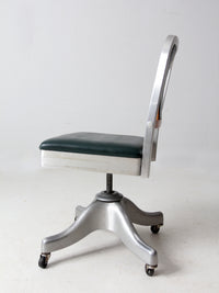 mid-century Shaw-Walker swivel desk chair