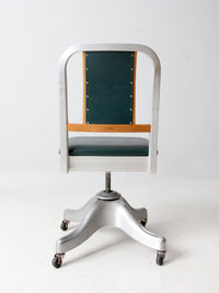 mid-century Shaw-Walker swivel desk chair