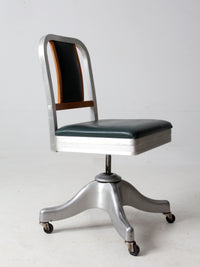 mid-century Shaw-Walker swivel desk chair