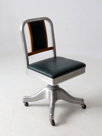 mid-century Shaw-Walker swivel desk chair