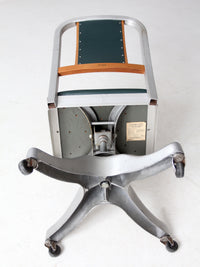 mid-century Shaw-Walker swivel desk chair