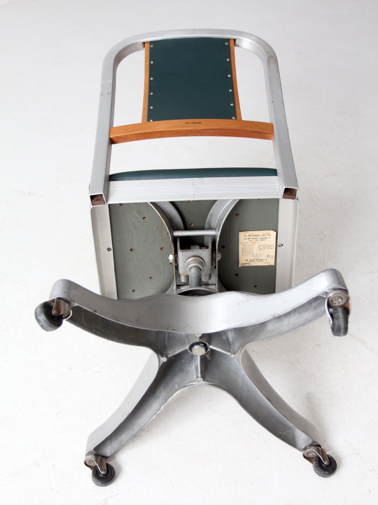 mid-century Shaw-Walker swivel desk chair