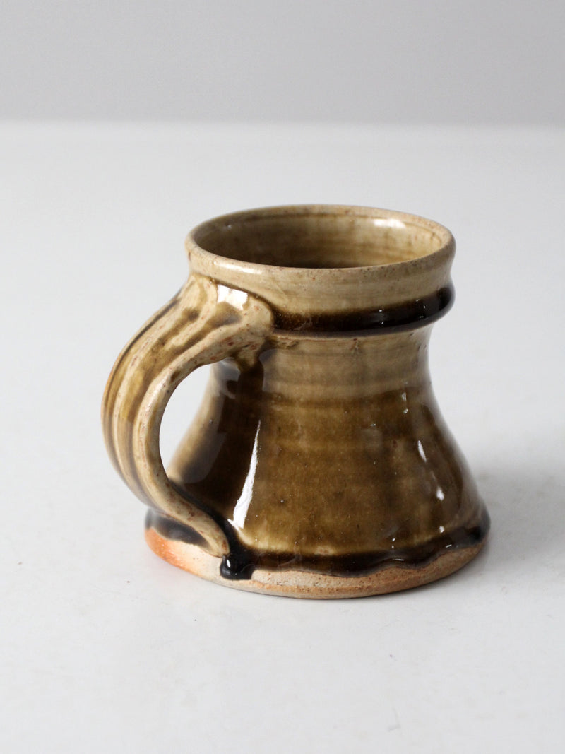 vintage studio pottery mug