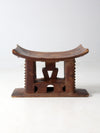antique Ashanti hand-carved stool