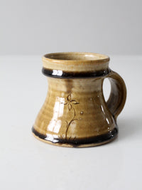 vintage studio pottery mug