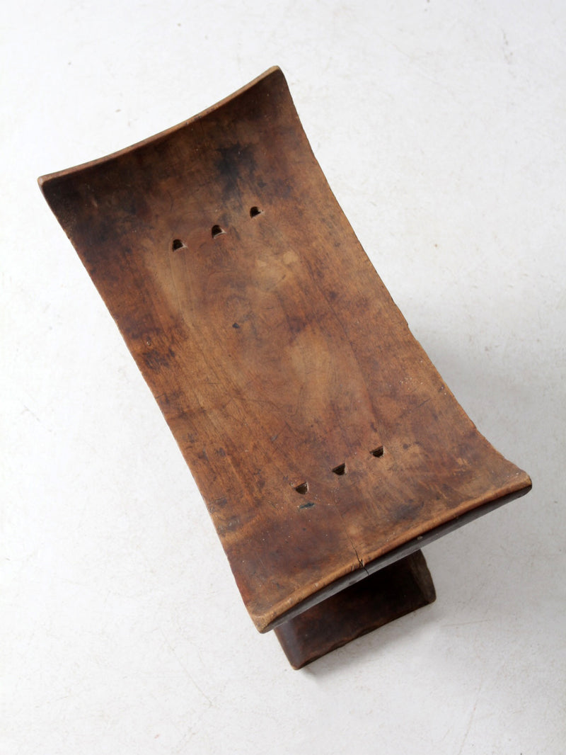 antique Ashanti hand-carved stool