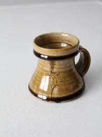 vintage studio pottery mug