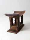 antique Ashanti hand-carved stool