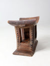 antique Ashanti hand-carved stool