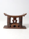 antique Ashanti hand-carved stool