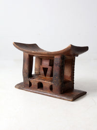 antique Ashanti hand-carved stool