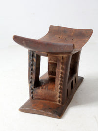 antique Ashanti hand-carved stool