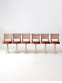 antique soda fountain chairs set 6