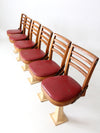 antique soda fountain chairs set 6