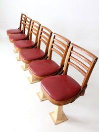 antique soda fountain chairs set 6