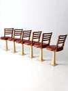 antique soda fountain chairs set 6