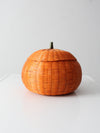 vintage pumpkin basket