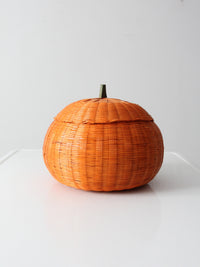 vintage pumpkin basket