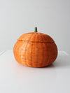 vintage pumpkin basket