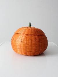 vintage pumpkin basket