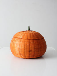 vintage pumpkin basket