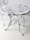 vintage white garden patio set
