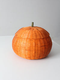 vintage pumpkin basket