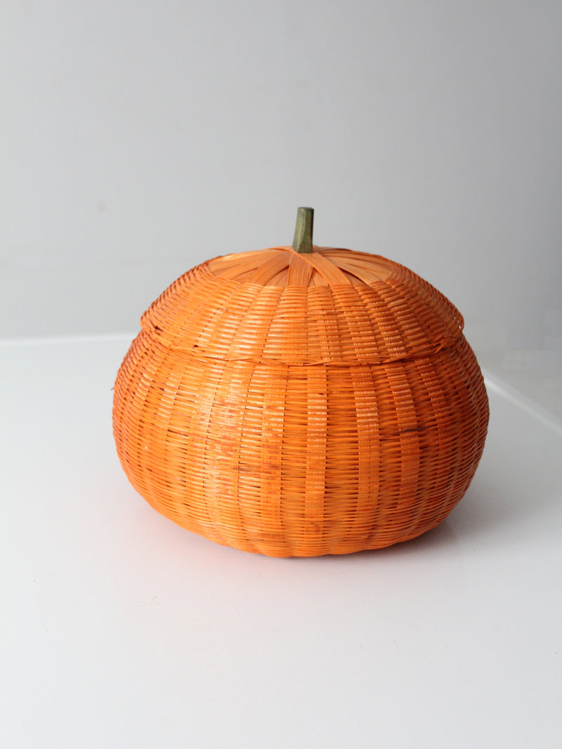 vintage pumpkin basket