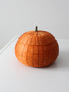 vintage pumpkin basket