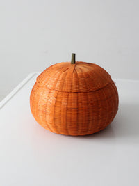 vintage pumpkin basket