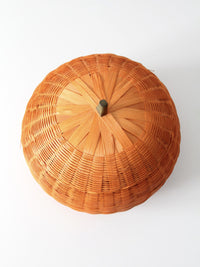 vintage pumpkin basket