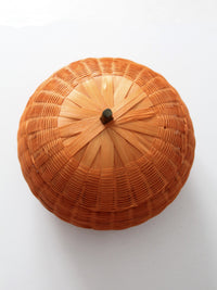 vintage pumpkin basket