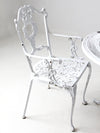 vintage white garden patio set