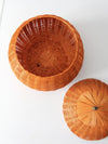 vintage pumpkin basket