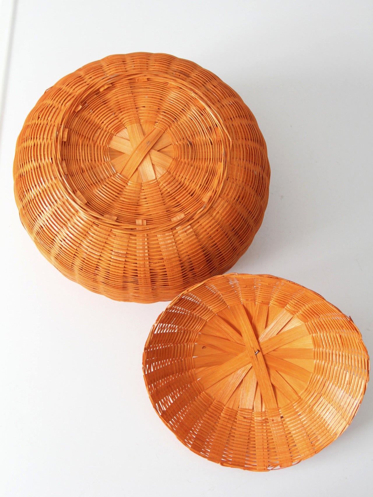 vintage pumpkin basket