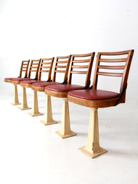 antique soda fountain chairs set 6