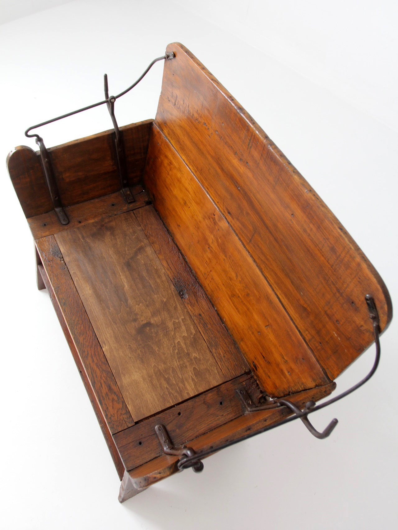 antique American buggy seat bench