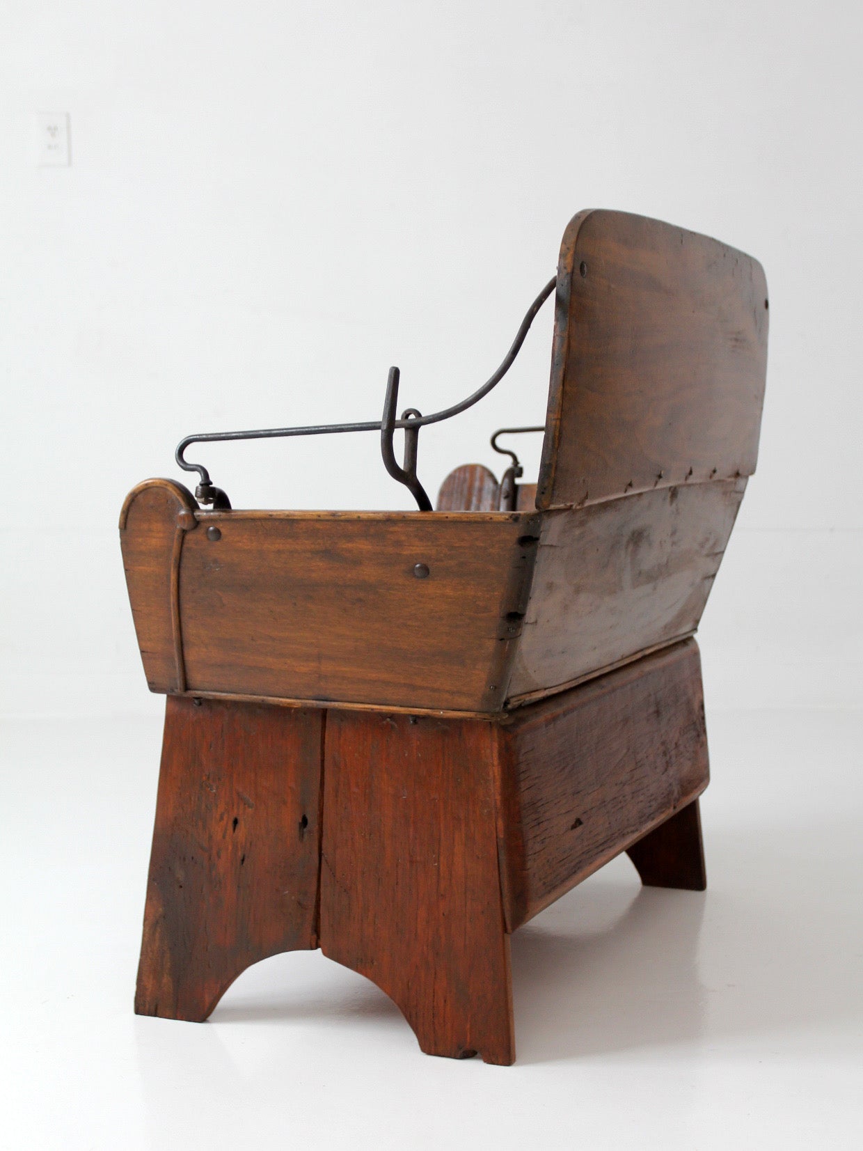 antique American buggy seat bench