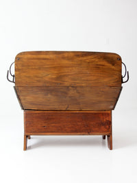 antique American buggy seat bench