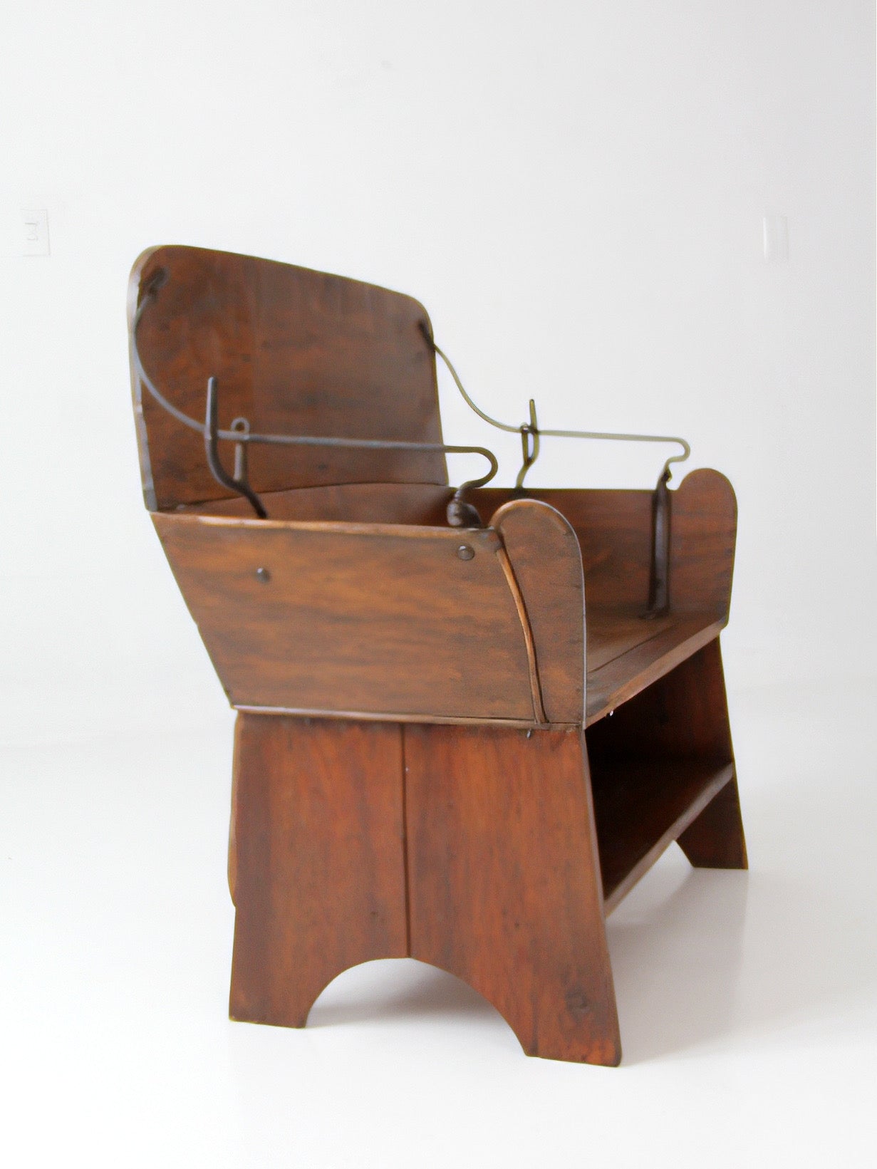 antique American buggy seat bench