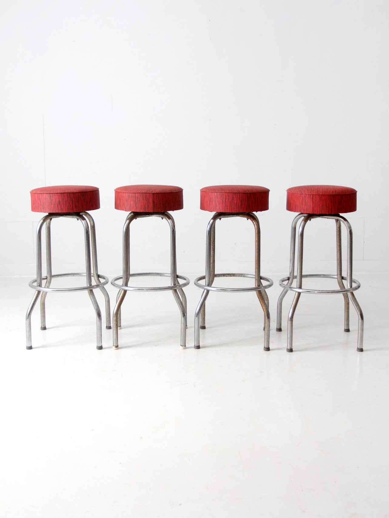 vintage bar stools set of – 86 Vintage