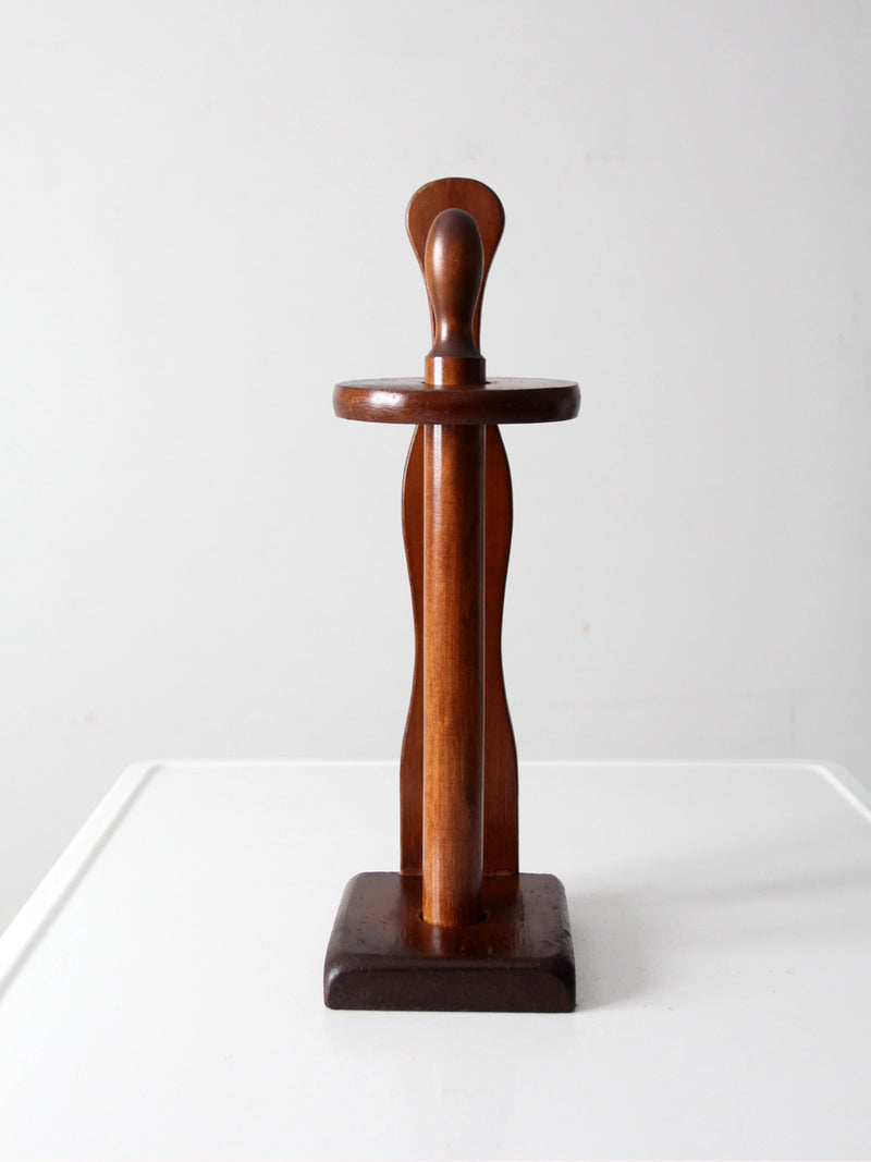 vintage wooden paper towel holder