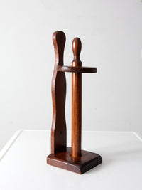 vintage wooden paper towel holder