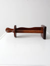 vintage wooden paper towel holder